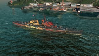 Austin Tier 10 🇺🇲 premium cruiser gameplay - World of Warships Blitz