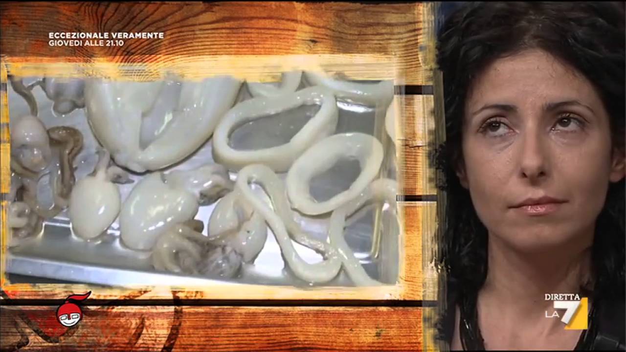 Molluschi con acqua ossigenata