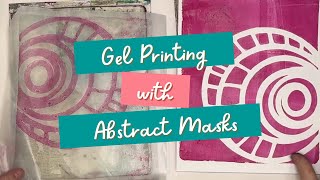 Cut your own Abstract Masks To Gel Print Patterns and Collage Fodder for Mixed Media + Art Journals