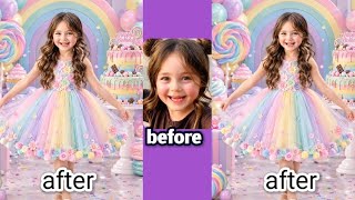 Before & After: A Little Girl’s Magical Transformation 🩷🦄 screenshot 3