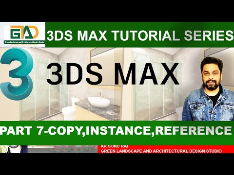 PART 7- COPY,INSTANCE,REFERENCE (3DS MAX TUTORIAL SERIES)