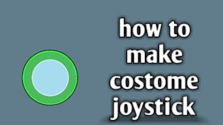 cara membuat costome joystick di max 2D | max 2d tutorial indonesia