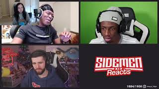 Maya makes an interesting noise reacting to the sidemen