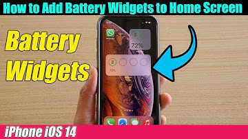 iPhone iOS 14: How to Add Battery Widget to Home Screen