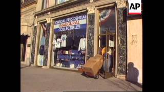 USA - Preparations for Bill Clinton inauguration