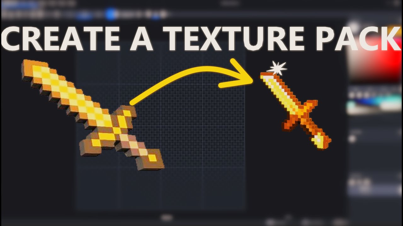 Learn in 5 minutes how to create a texture pack - in Minecraft (Java ...