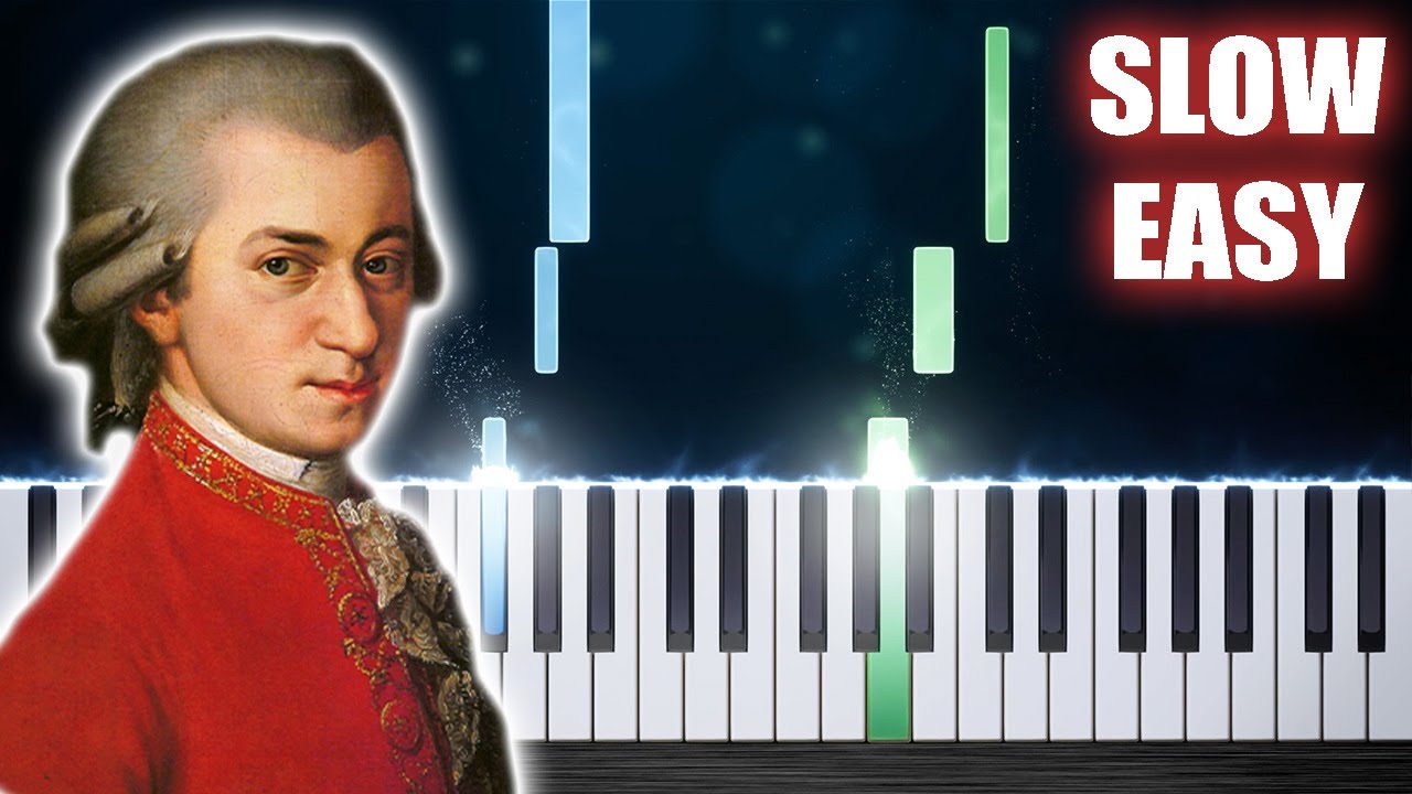 Mozart Sonata No. 11 in A Major SLOW EASY Piano Tutorial by PlutaX YouTube