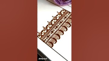 Grid Mehndi Hack || Easy Tips for beginners step by step||#mehndi#gridmehndi#shorts#yt