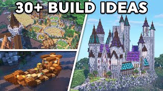 30+ BUILD IDEAS for Survival Minecraft 1.19