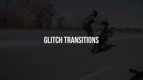 Glitch Transitions Premiere Pro Presets