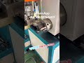 Flat iron punching, bending and cutting hoop forming machine for chandelier bracket, made in China.