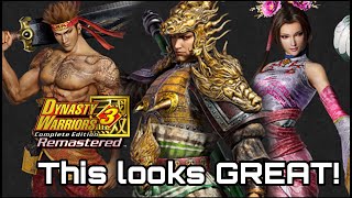 Character Renders Finally Revealed  Dynasty Warriors 3 Huge Updates