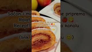 Rolat od jabuka ali sve skupa pečete 🍎😊 Kako? Recept je na eKuhinjica kanalu #domaćirecepti #rolat