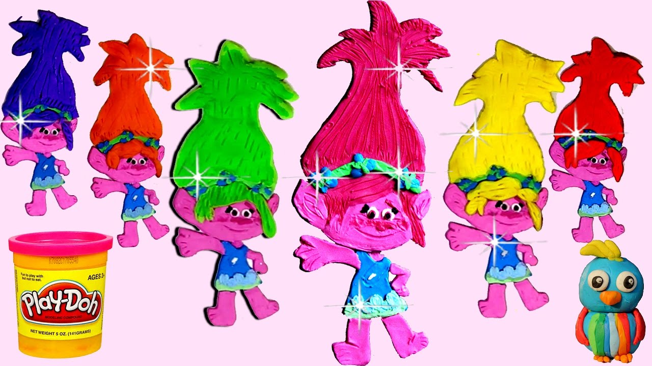 business process modeling Play Doh Trolls princess Poppy different hairstyle 💋