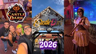 WE SURVIVED ALL 3 MAZES AT CASTLE DARK 2026! 👻 | Food, Drinks & Scare Zones