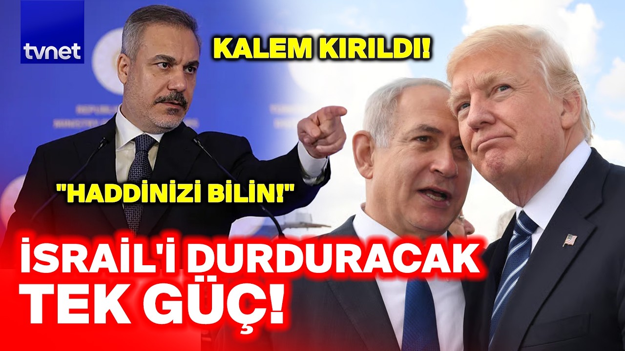 Hakan Fidan açtı ağzını yumdu gözünü! Fidan ABD ve İsrail'i yerle bir etti!