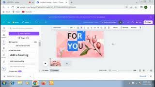 For you card in canva| How to make For You card in canva| canva pr For you card bnany Ka tariqa|