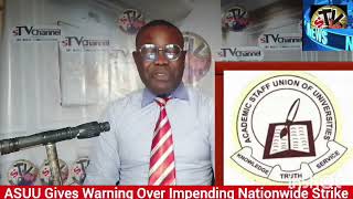 #News! ASUU Gives Warning Over Impending Nationwide Strike Update