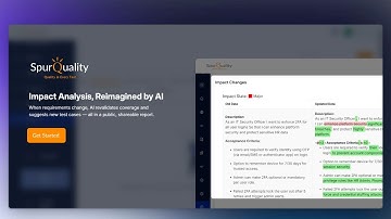 AI-Powered Impact Analysis in SpurQuality | Smarter QA Decisions in Seconds