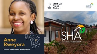 Anne Rweyora, founder, Smart Havens Africa (Uganda) - Pitch at Start-Up Night Africa 2025, The Hague