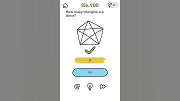 brain out level 133 how many triangles are there ?