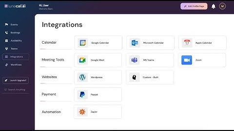 LunaCal AI: Create Booking Pages That WOW Customers and automate scheduling effortlessly