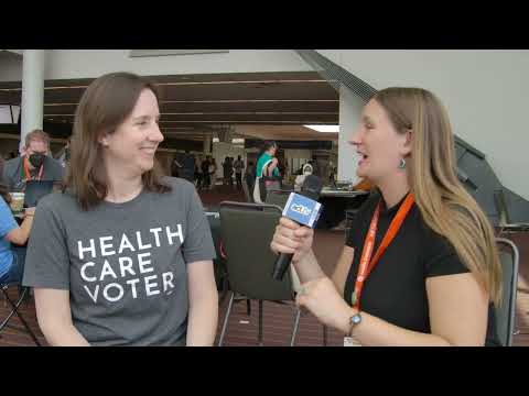 Interview with Healthcare Activist Laura Packard at Netroots 2022