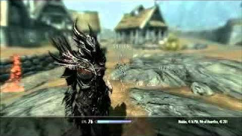 Skyrim custom weapons and armour