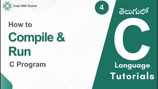 C Programming for Beginners Telugu | Compile and Execute Your First C Program Net Worth