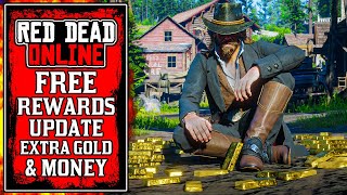 FREE GOLD \& Money For All Players! NEW REWARDS Update Red Dead Online (New RDR2 Update)
