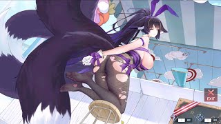 [Azur Lane] Musashi L2D Special interactions&Poses | Musashi Bunny L2D skin