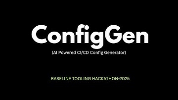 ConfigGen — AI-Powered CI/CD Config Generator