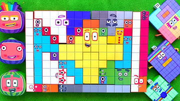 Looking for Numberblocks NEW 72 228 Puzzle Tetris Shape ASMR chirping of birds