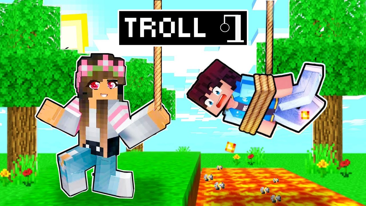 Ways To Troll Your Friends In Minecraft - YouTube