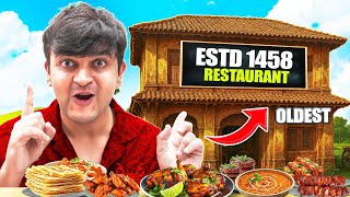Trying INDIA S FIRST RESTAURANT Food