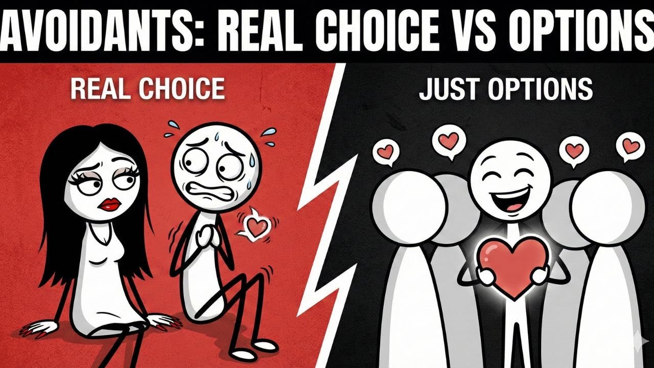 Как люди с избегающим типом личности ведут себя в отношении своего реального выбора, а не просто ...