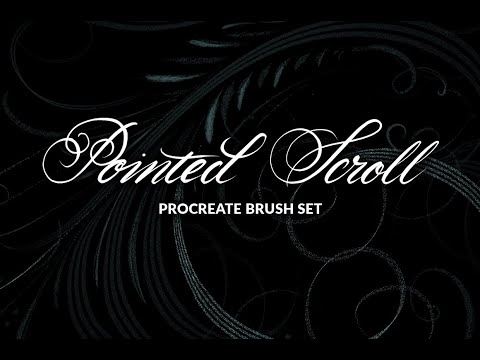 Pointed Scroll Procreate Brush Set, a Brush Add-On by Jake Rainis (Thumbnail 7 of 7)