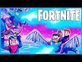 RIDING on ICE DRAGONS in Fortnite: Battle Royale! (Fortnite Funny Moments & Fails)