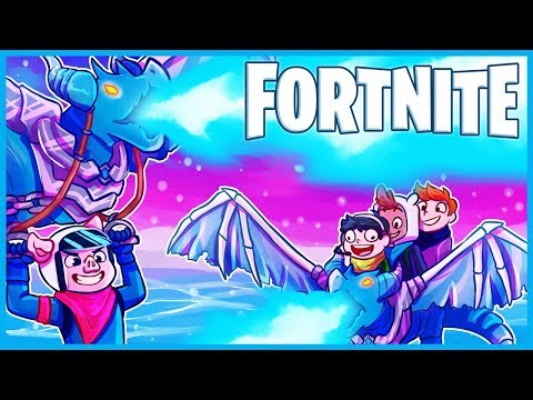 RIDING On ICE DRAGONS In Fortnite: Battle Royale! (Fortnite Funny Moments & Fails)