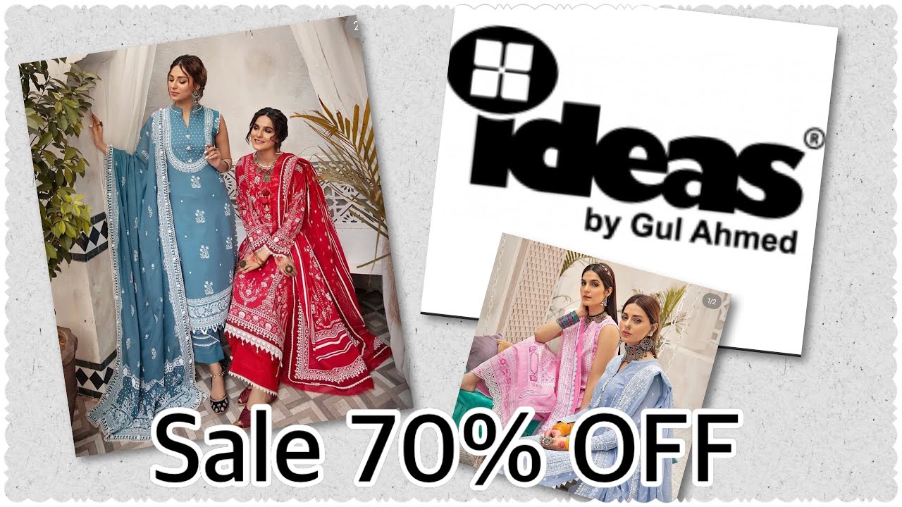 Ideas By Gul Ahmed 70 Off Sale 22 Gul Ahmed Summer Sale 70 Off Youtube