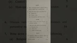 M25 Insect vector and disease-I #zoology #pyp #importantquestions