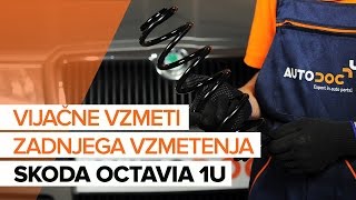 Vgradnja Vzmeti SKODA OCTAVIA (1U2): brezplačen video