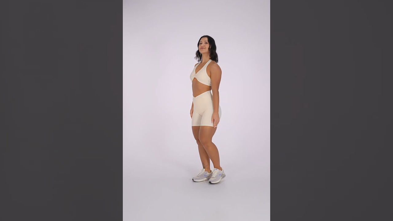 Top Frente Única Decote Boost Off White