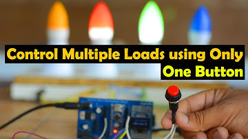 Arduino-project: meerdere belastingen bedienen met slechts één knop en een potentiometer