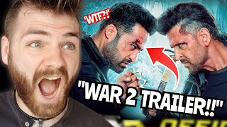 WAR 2 | OFFICIAL TRAILER | HRITHIK ROSHAN | NTR | KIARA ADVANI | AYAN MUKERJI | REACTION!!