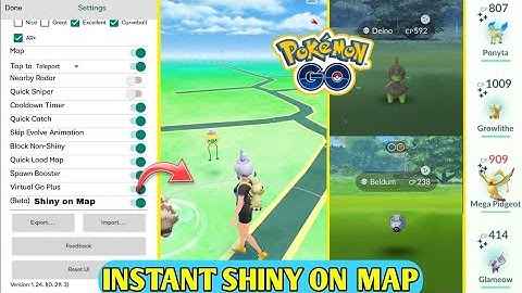 PGSharp new features |*Direct shiny on Map* | Best Pgsharp new beta features | Yes or No