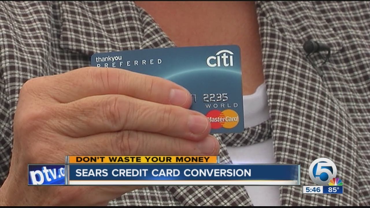 Sears credit card conversion - YouTube