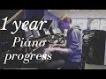 1 Year Piano Progress -From Naruto To Fantaisie Impromptu