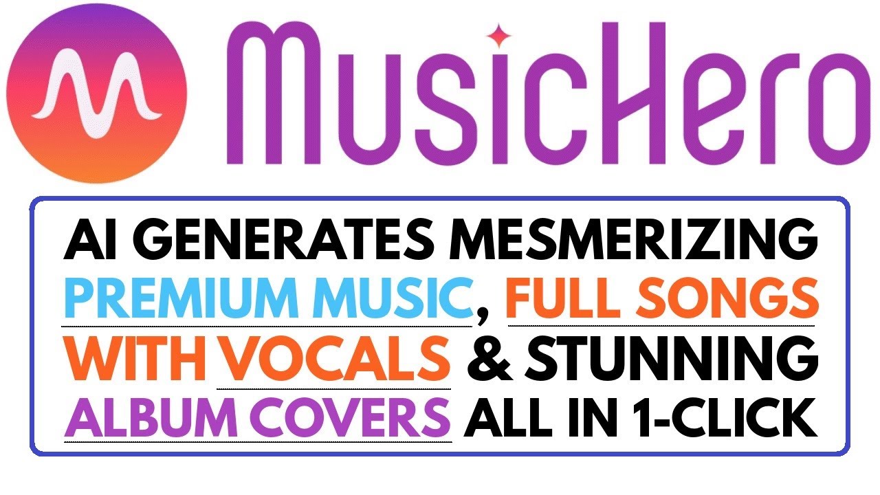 MusicHero Review, Demo, Webinar Replay, Bonus - AI Music & Song Creation App