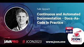 Continuous and Automated Documentation   Docs As Code in Practice | Falk Sippach (EN) Profile